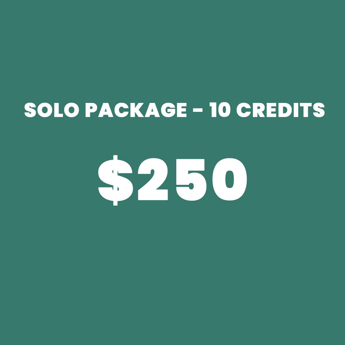 SOLO PACKAGE